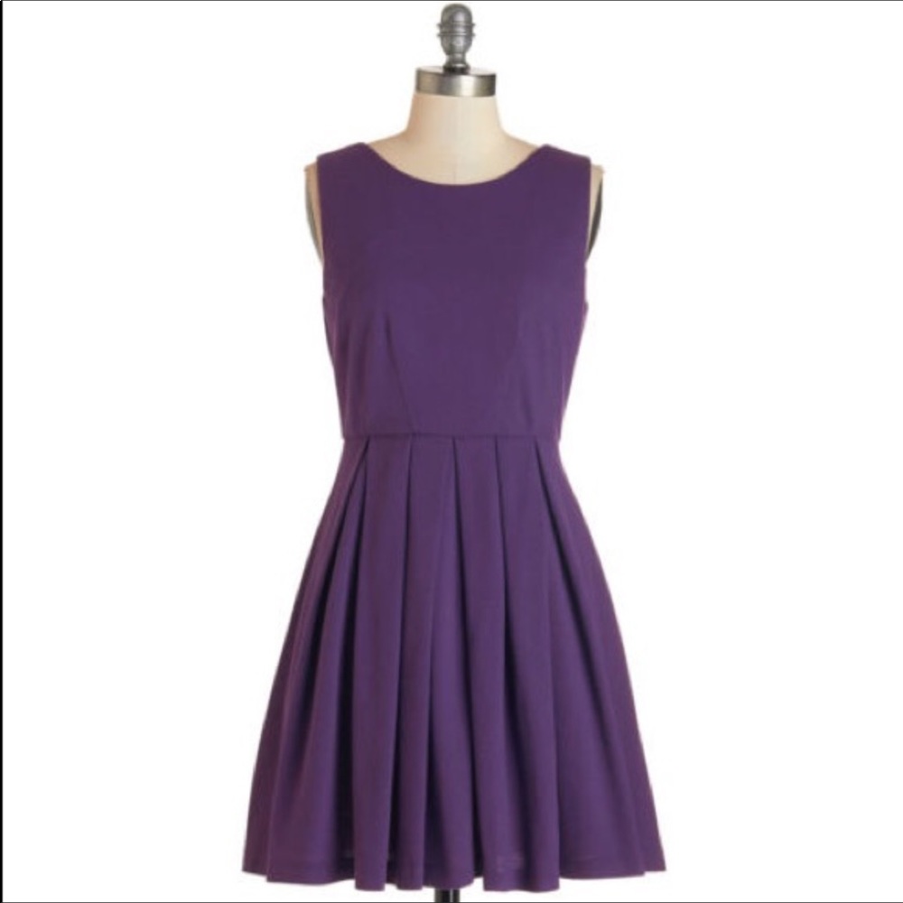 ModCloth “Cue the Compliments” dress in Amethyst S